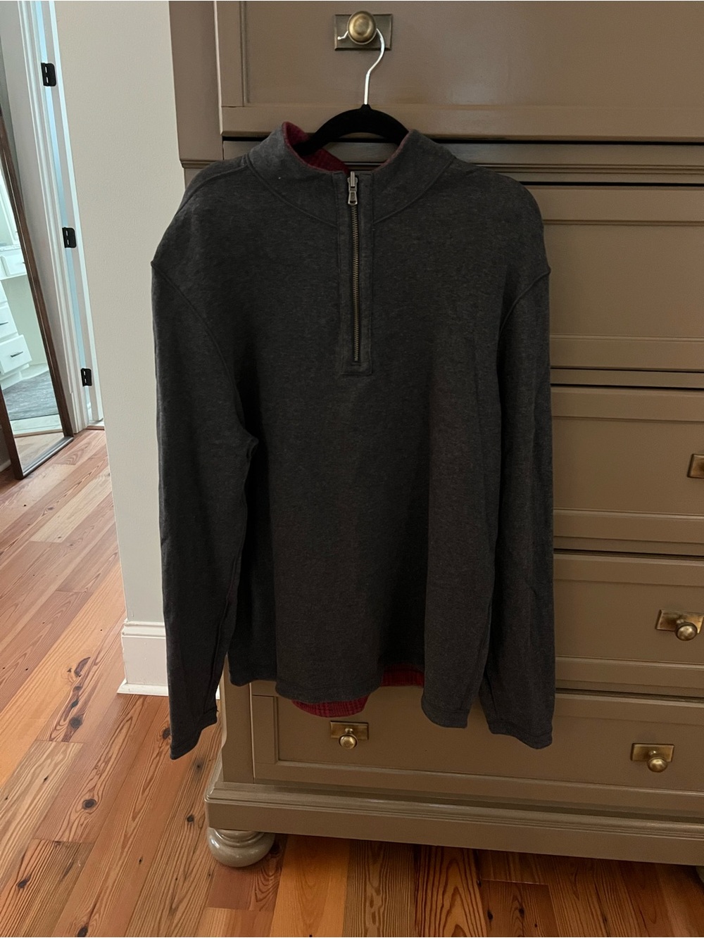 Daniel Cremieux  Reversible 1/4 Zip pullover size XL